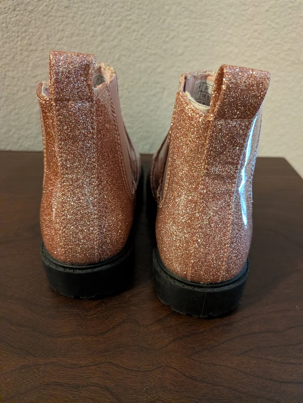 Girls' Glitter Boots - Pink Rose